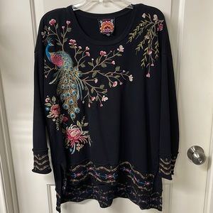 Johnny Was Workshop sweatshirt.